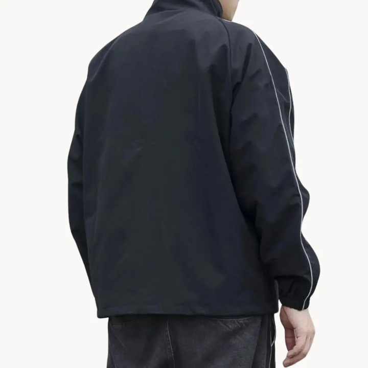 Dash-Stripe Zip-Up Athletic - Track Jacket CASA LARO