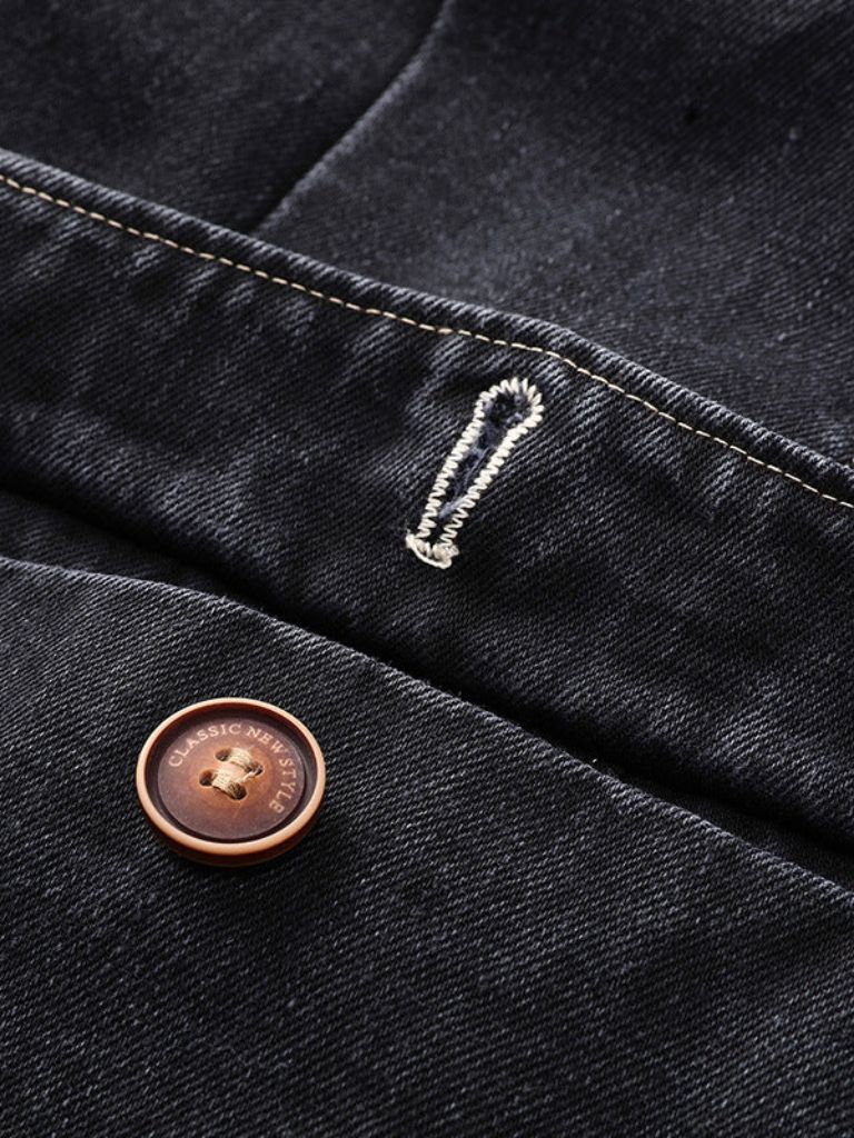 Denim Covenant Blazer Jacket – Casa  Laro CASA LARO