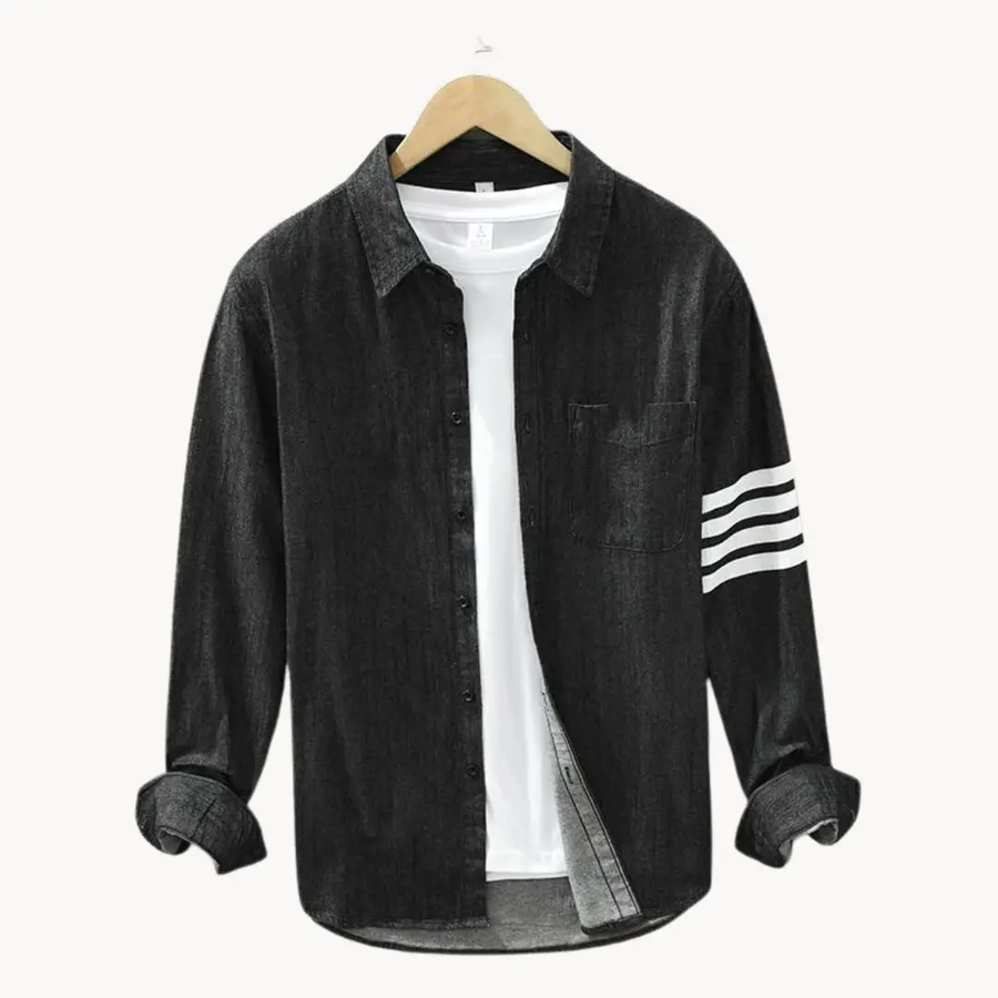 Denim Point Collar - Shirt CAAYWORLD