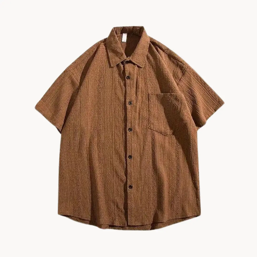 Driftwood Oversized Button-Front - Polo CAAYWORLD