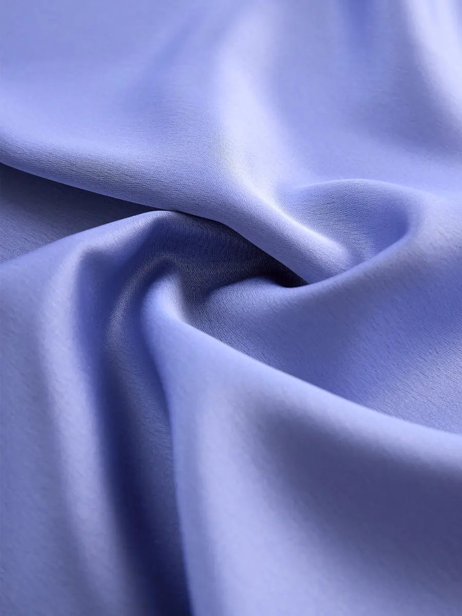 Elegant Cross-Neck Gathered Satin - Blouse CASA LARO