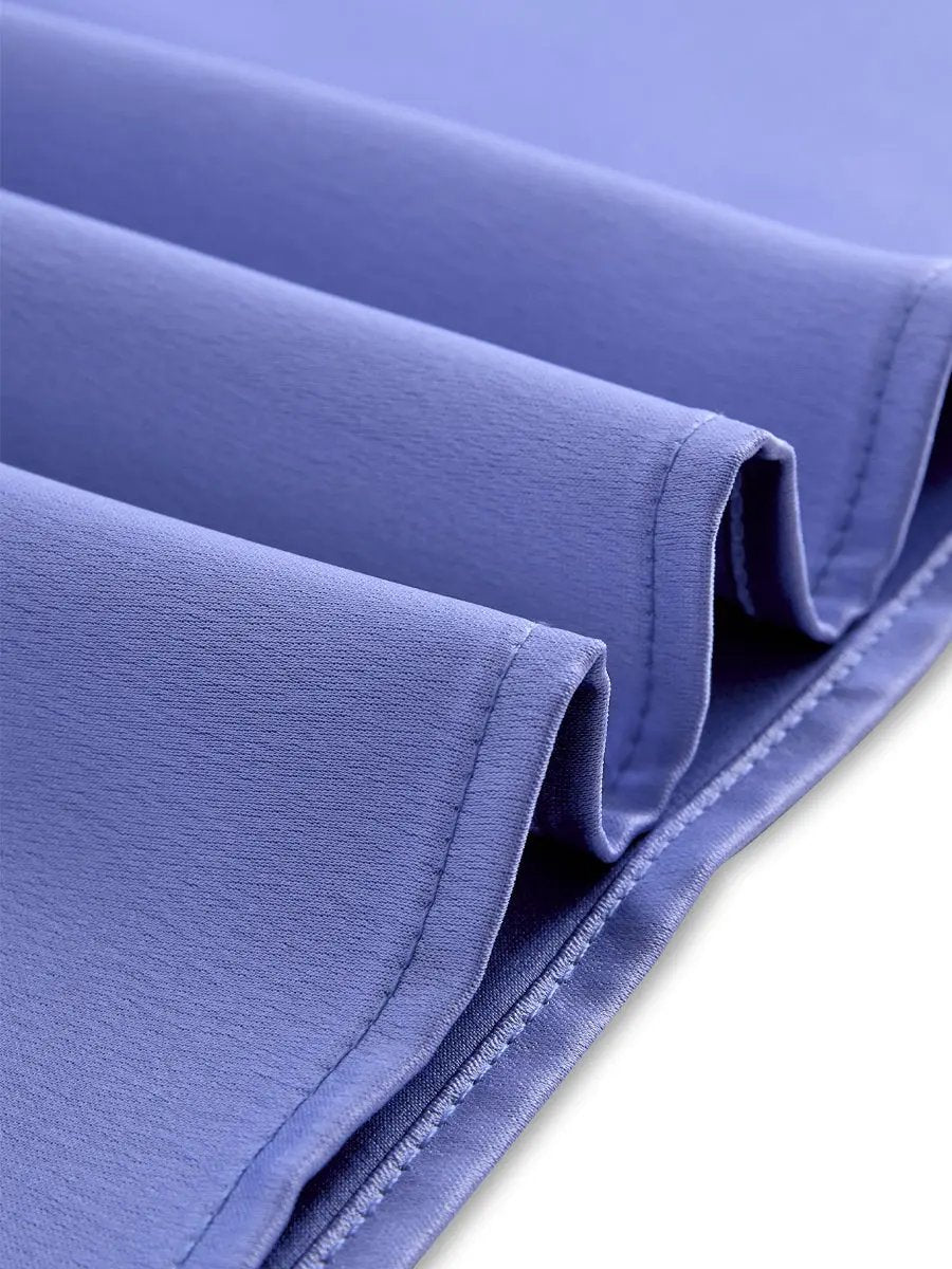 Elegant Cross-Neck Gathered Satin - Blouse CASA LARO