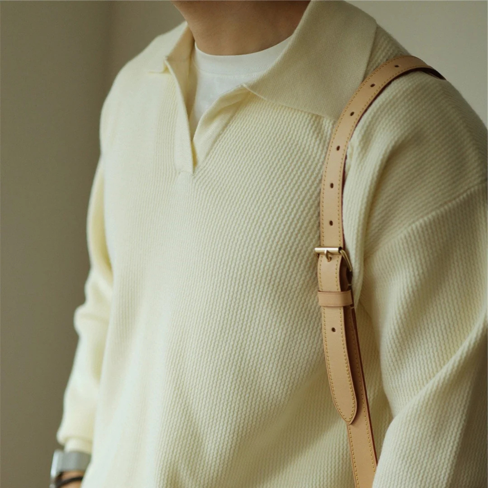 Ellison - Knit Polo Shirt CASA LARO MEN