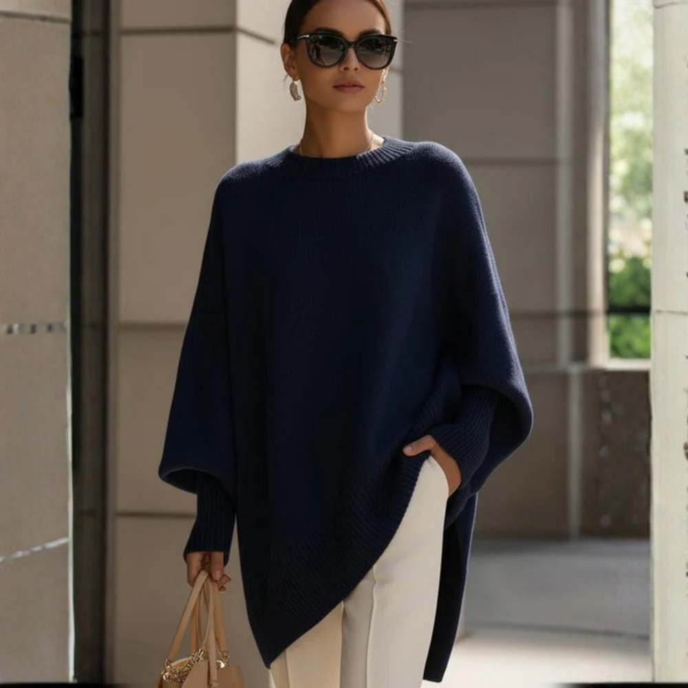 Elouise - Oversized Poncho CASA LARO WOMEN