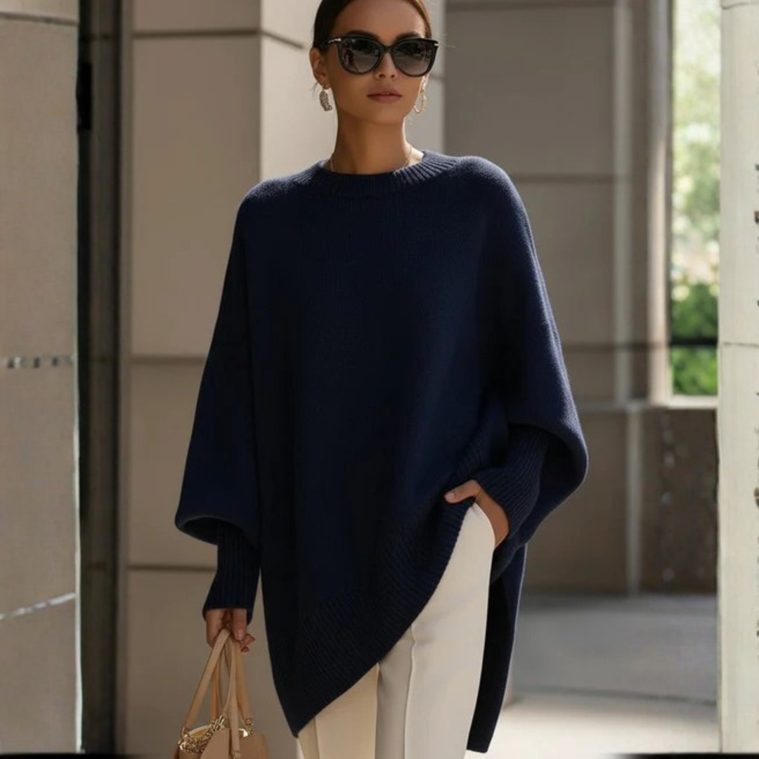 Elouise - Oversized Poncho CASA LARO WOMEN