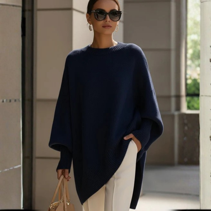 Elouise - Oversized Poncho CASA LARO WOMEN