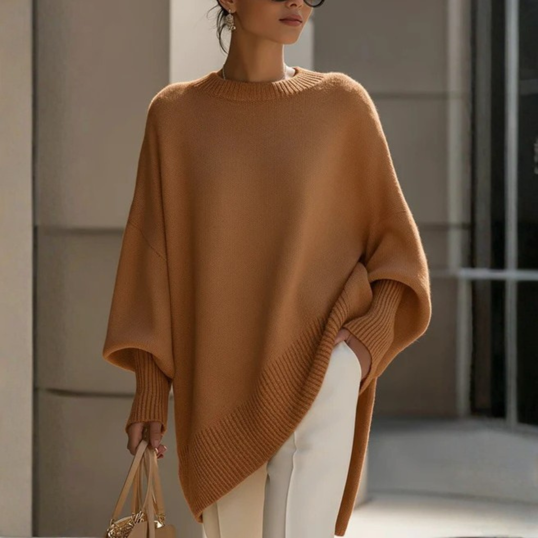Elouise - Oversized Poncho CASA LARO WOMEN