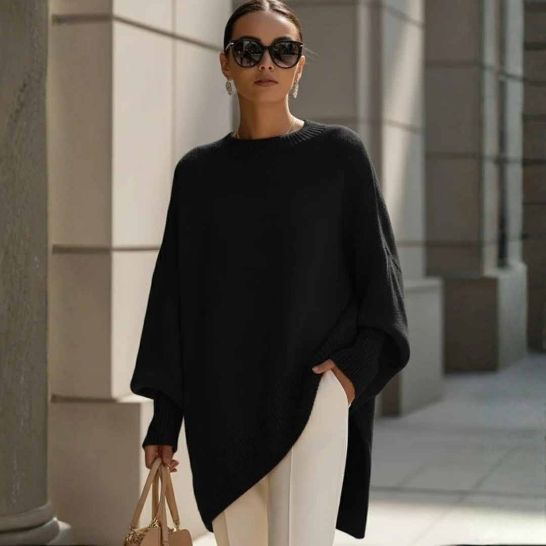 Elouise - Oversized Poncho CASA LARO WOMEN