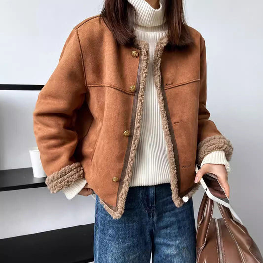 Emilia Faux Sherpa Oversized - Coat CASA LARO