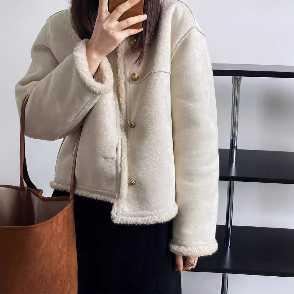 Emilia Faux Sherpa Oversized - Coat CASA LARO