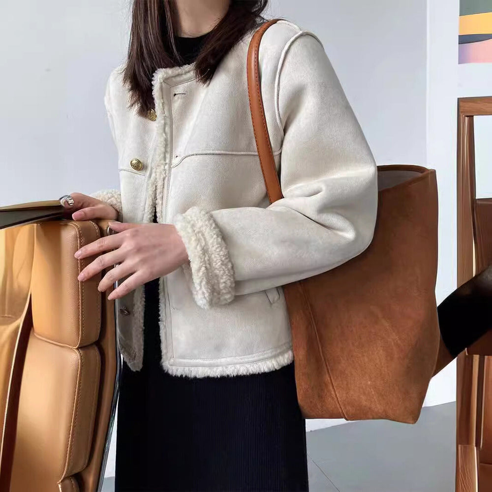 Emilia Faux Sherpa Oversized - Coat CASA LARO