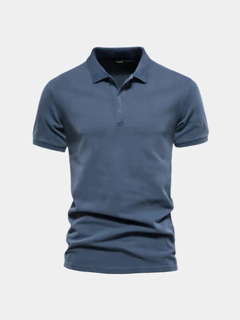 Essential Cotton Polo Shirt - Casa  Laro CASA LARO