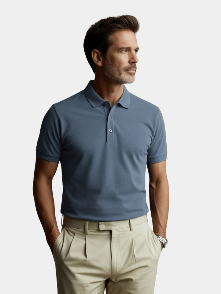 Essential Cotton Polo Shirt - Casa  Laro CASA LARO