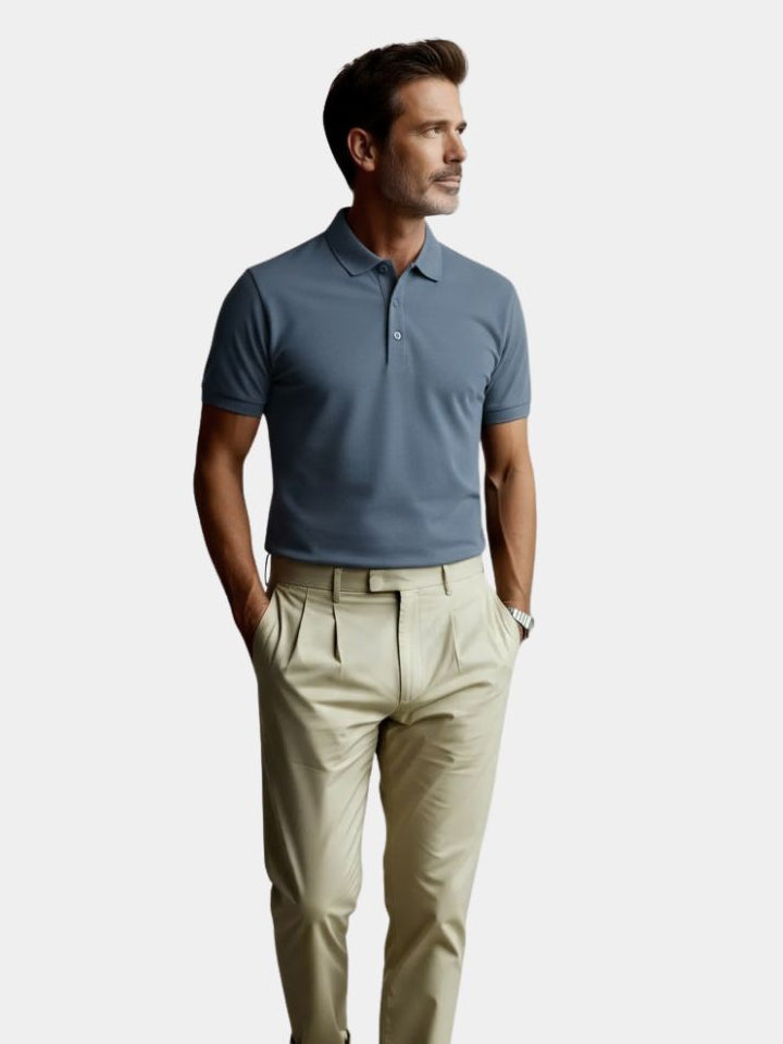 Essential Cotton Polo Shirt - Casa  Laro CASA LARO