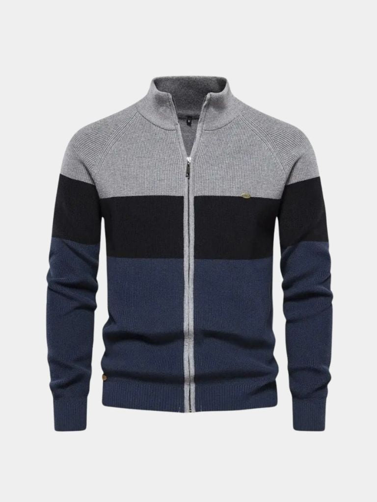 Essential Knit Zipper Sweater - Casa  Laro CASA LARO