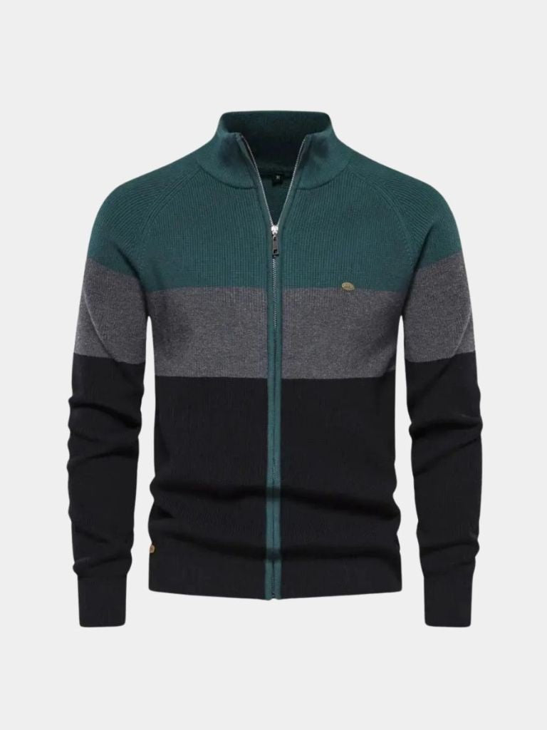 Essential Knit Zipper Sweater - Casa  Laro CASA LARO