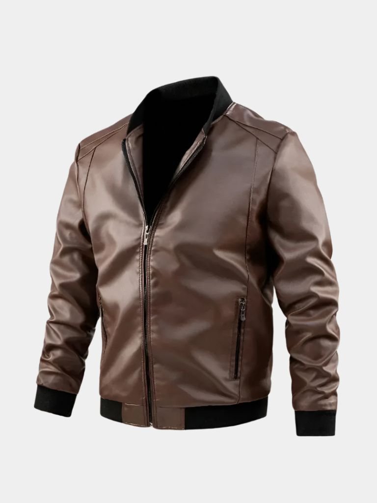 Essential Leather Jacket - Casa  Laro CASA LARO