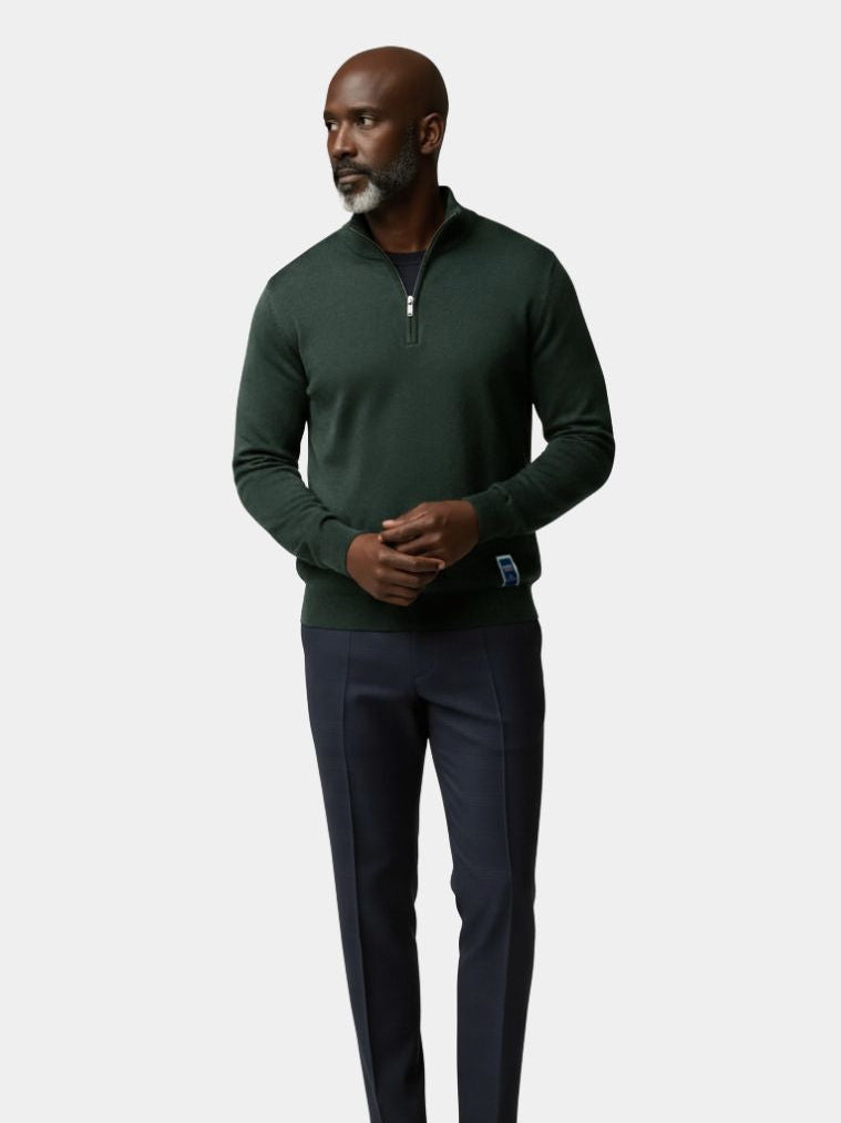 Essential Quarter-Zip Jumper Sweater - Casa  Laro CASA LARO