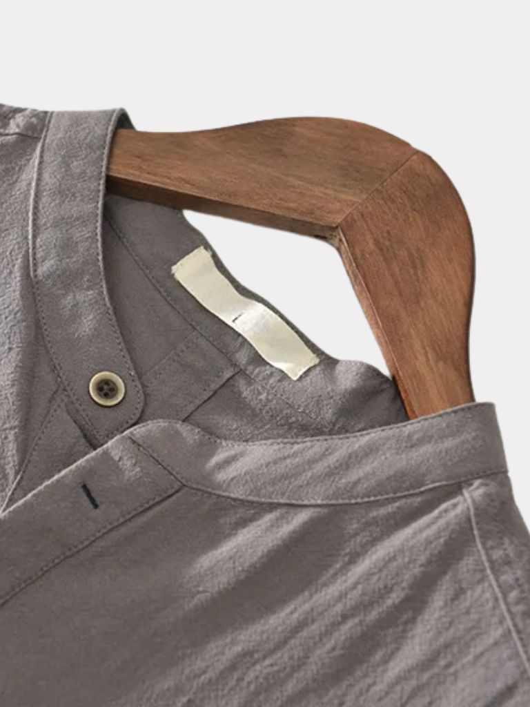 Essential Short Sleeve Linen Shirt - Casa  Laro CASA LARO