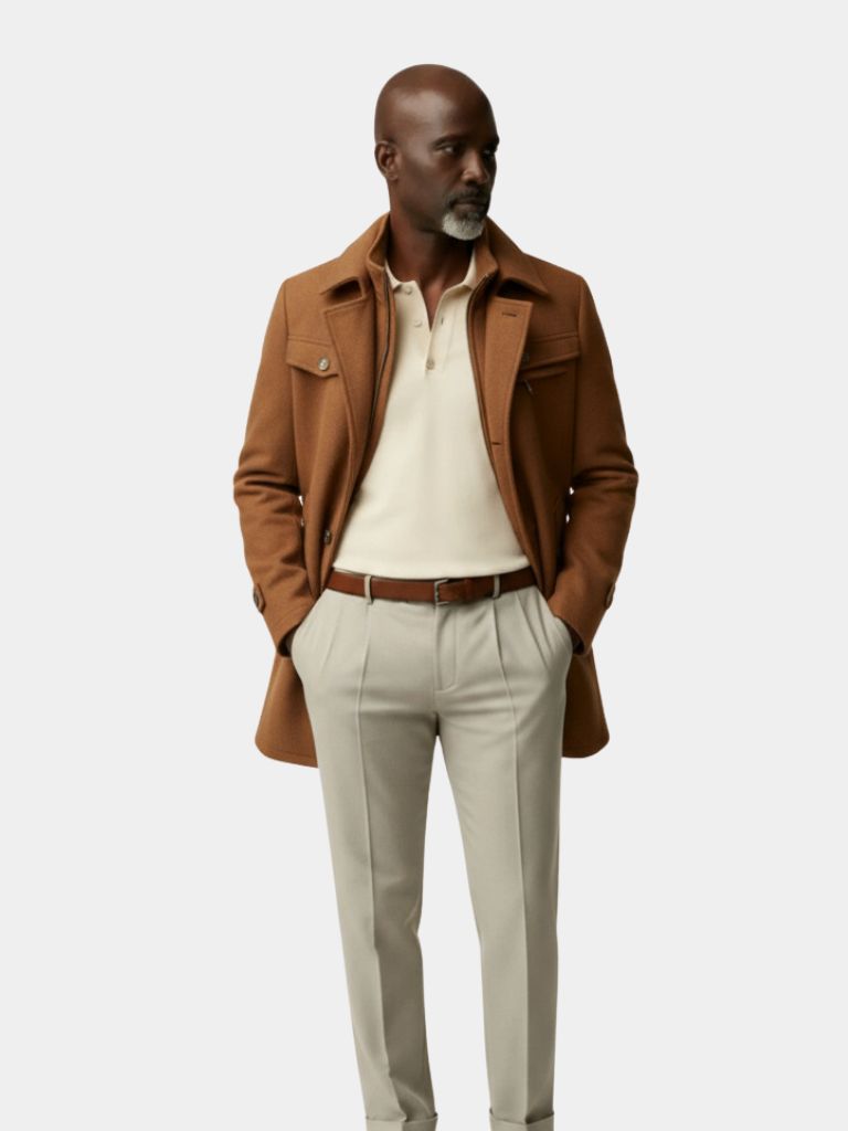 Essential Wool Blend Coat - Casa  Laro CASA LARO