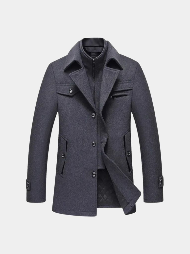 Essential Wool Blend Coat - Casa  Laro CASA LARO