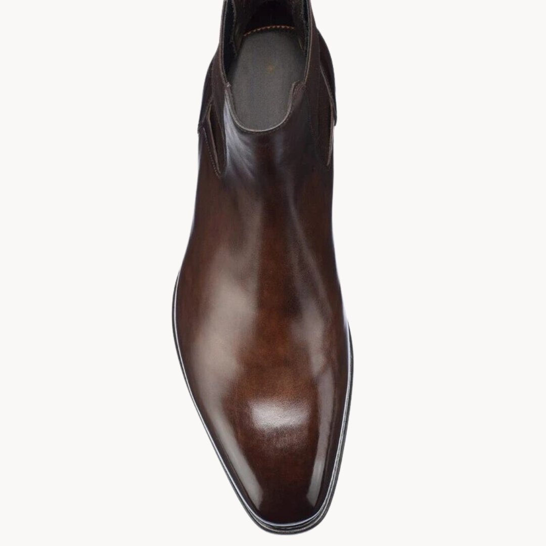 Leather Chelsea Mid-Calf - Boot