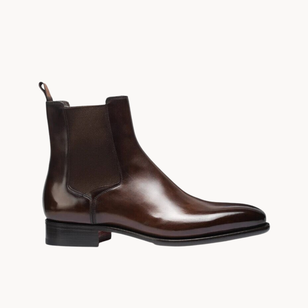 Leather Chelsea Mid-Calf - Boot
