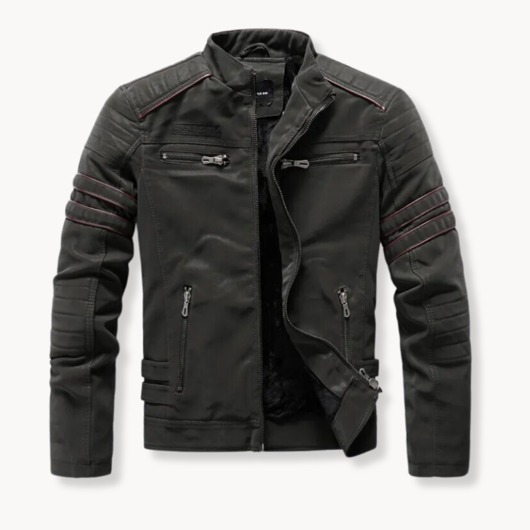 Premium Leather Biker - Jacket