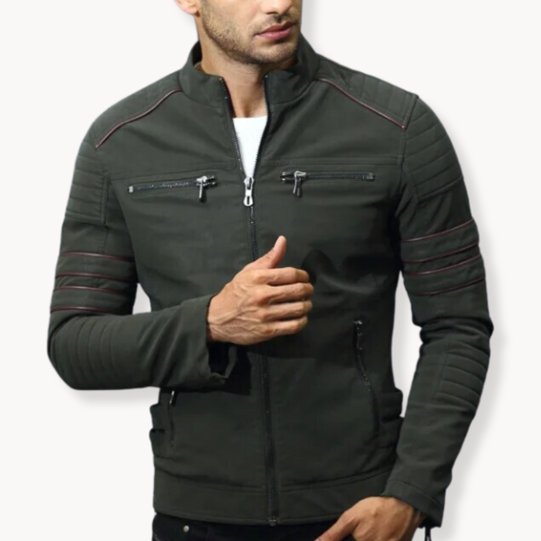 Premium Leather Biker - Jacket