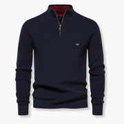 Moss Green Quarter Zip - Sweater