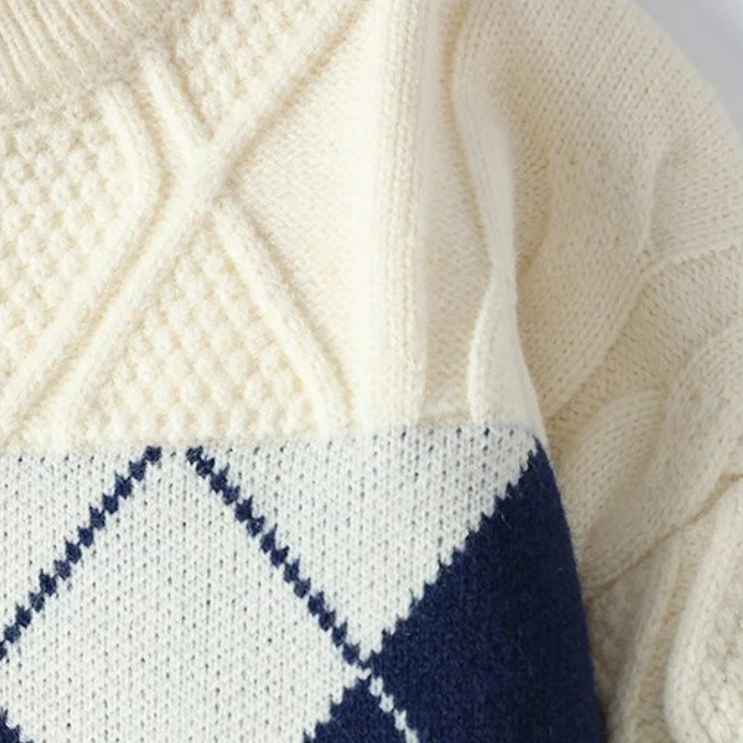 Geometric Knit - Sweater
