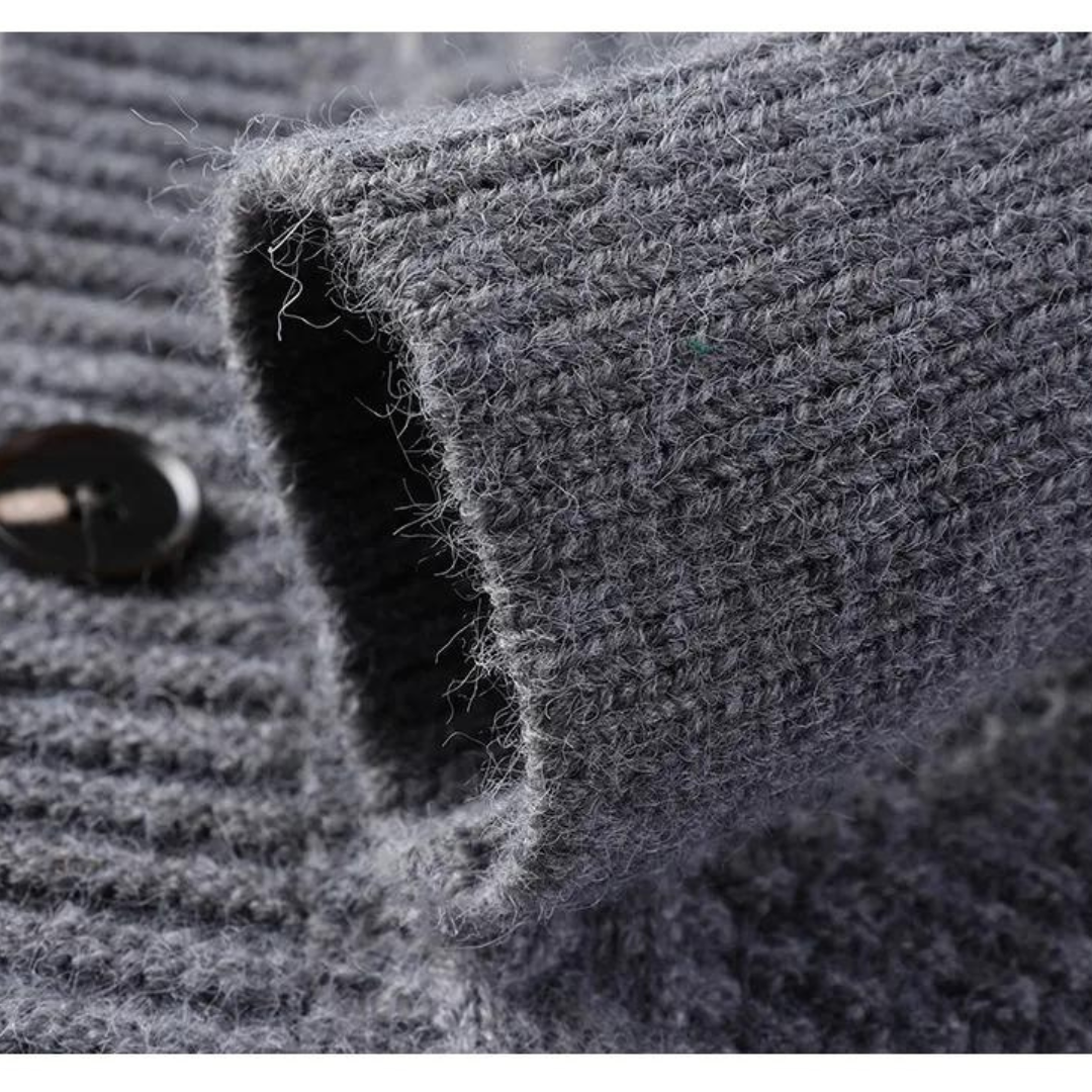 Cable Knit Wool - Cardigan