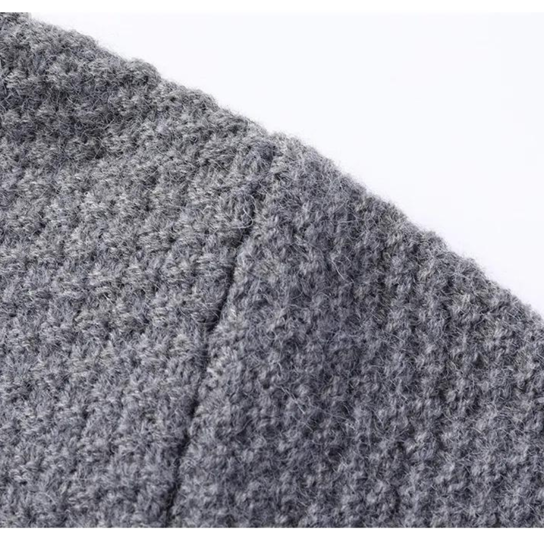 Cable Knit Wool - Cardigan