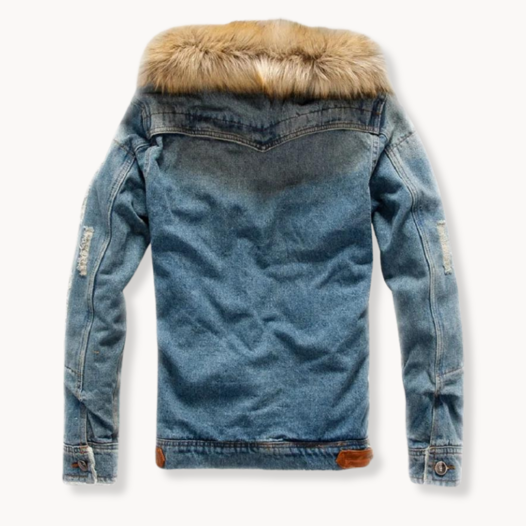 Sherpa-Lined Denim - Jacket