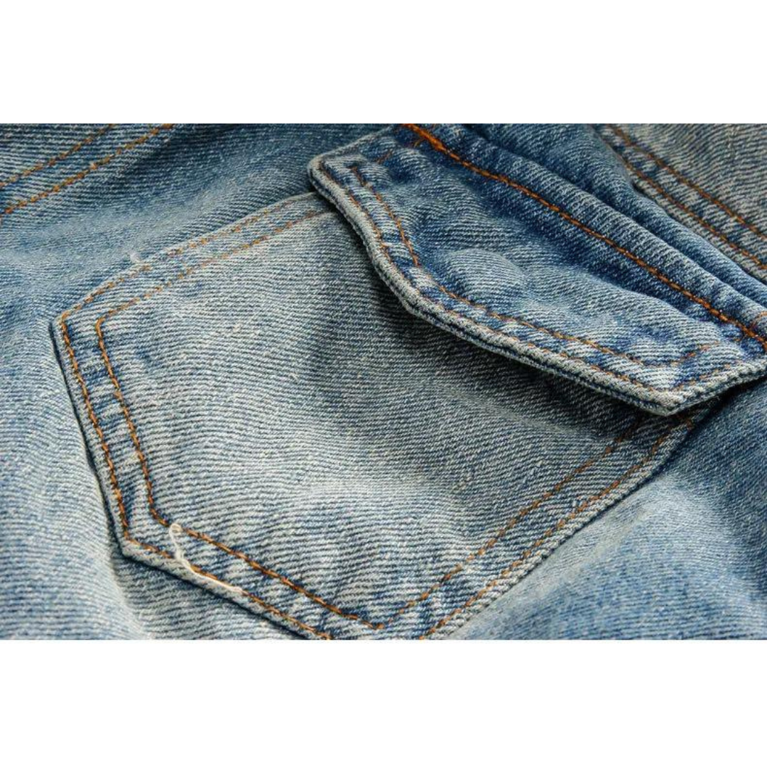 Sherpa-Lined Denim - Jacket