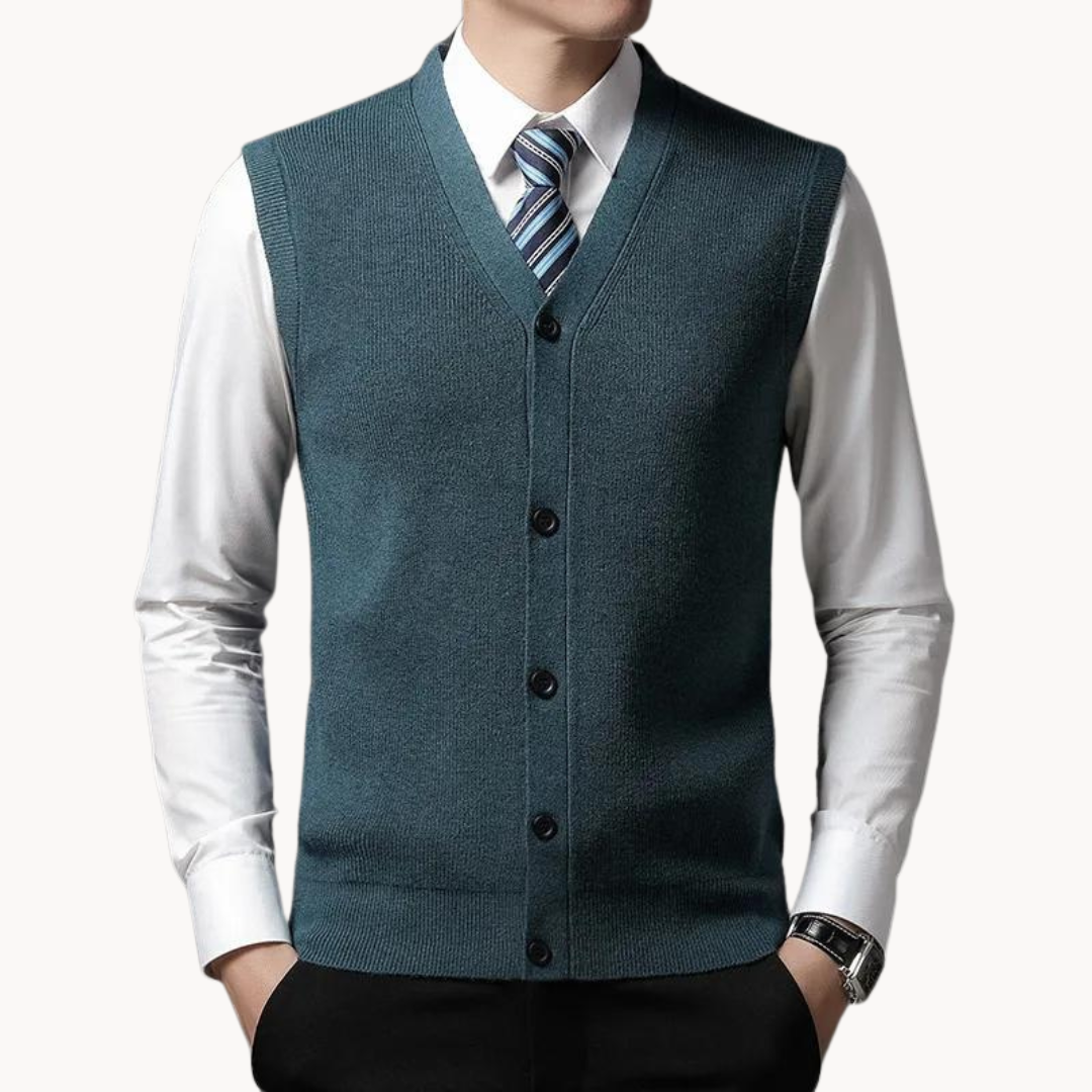 Sleeveless Knit - Sweater Vest