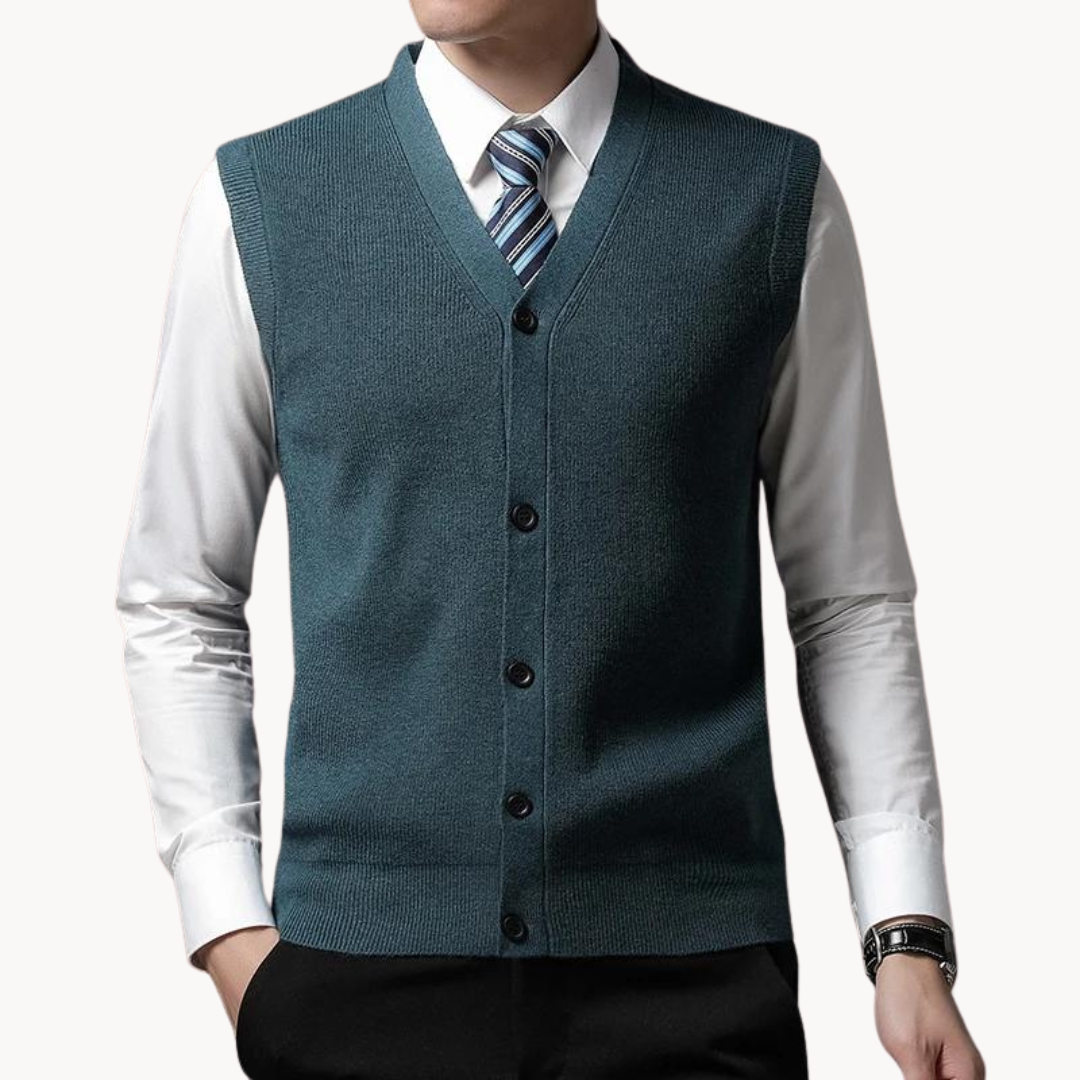 Sleeveless Knit - Sweater Vest