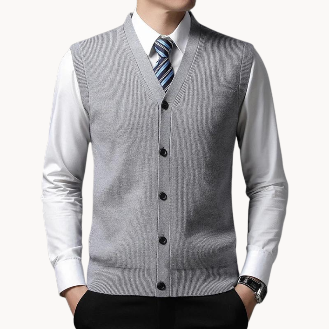 Sleeveless Knit - Sweater Vest