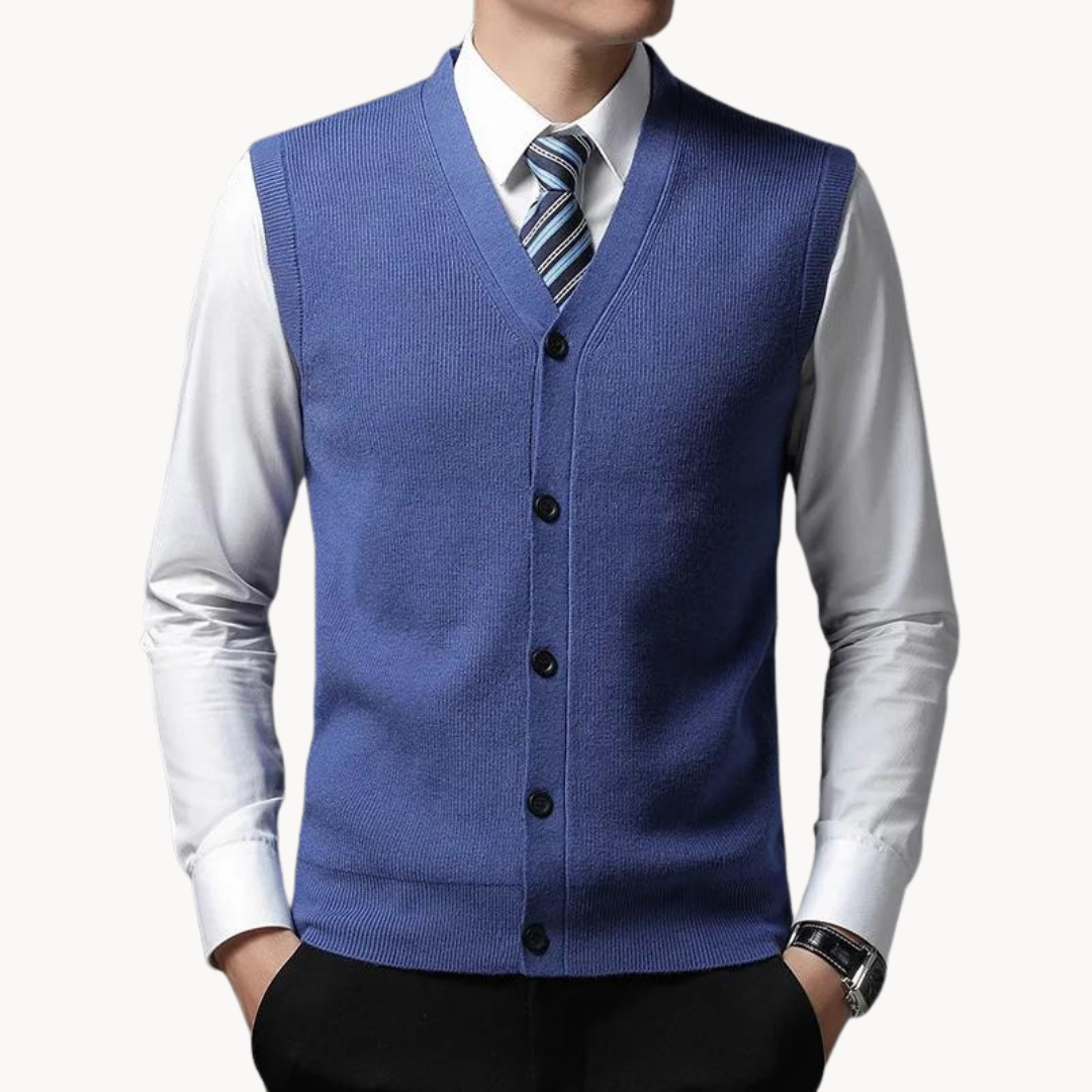Sleeveless Knit - Sweater Vest