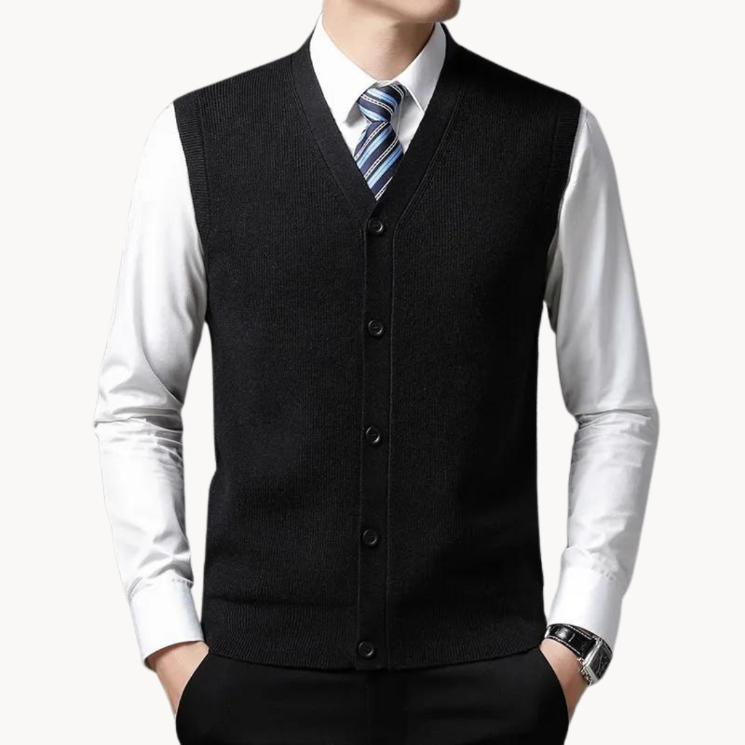 Sleeveless Knit - Sweater Vest
