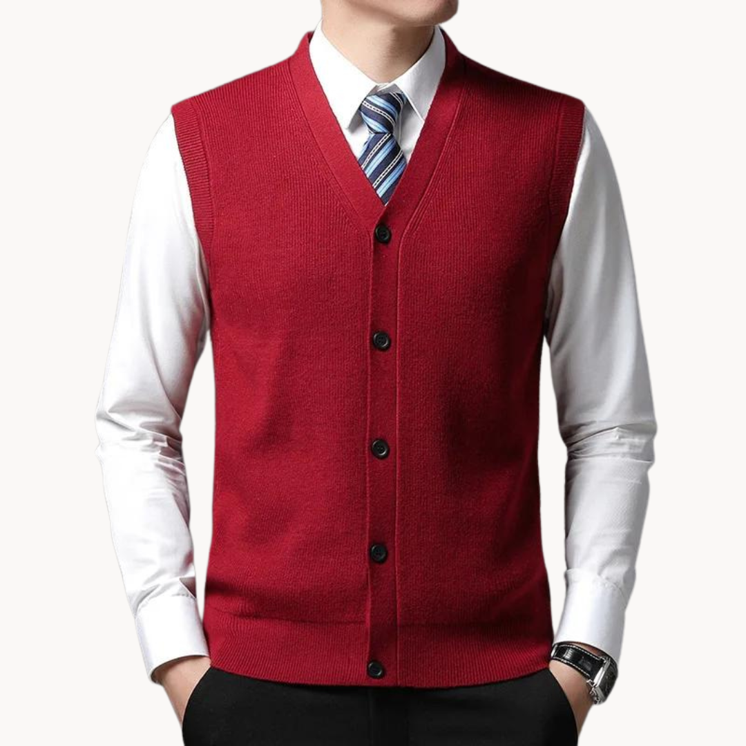 Sleeveless Knit - Sweater Vest