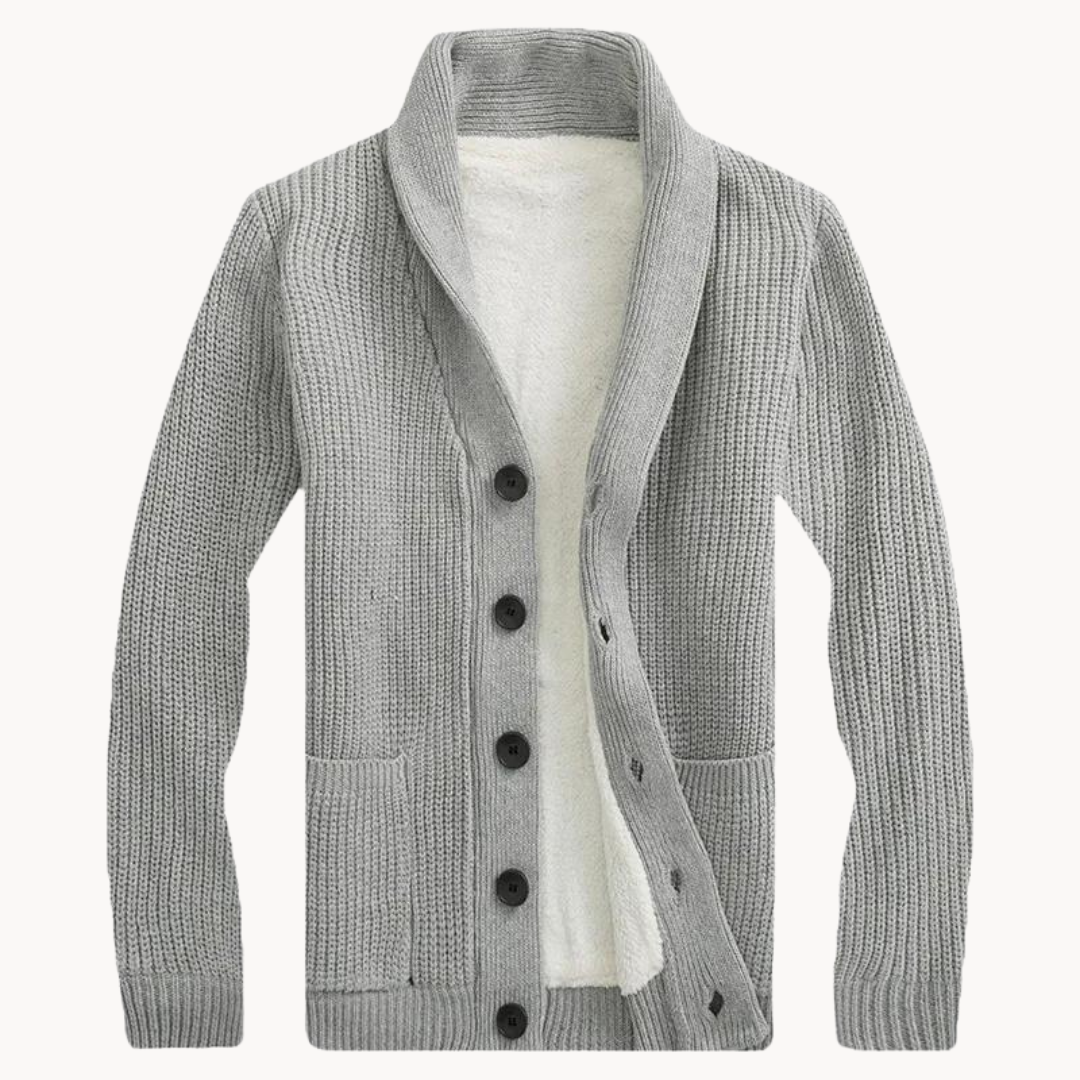 Fleece Shawl Collar - Cardigan