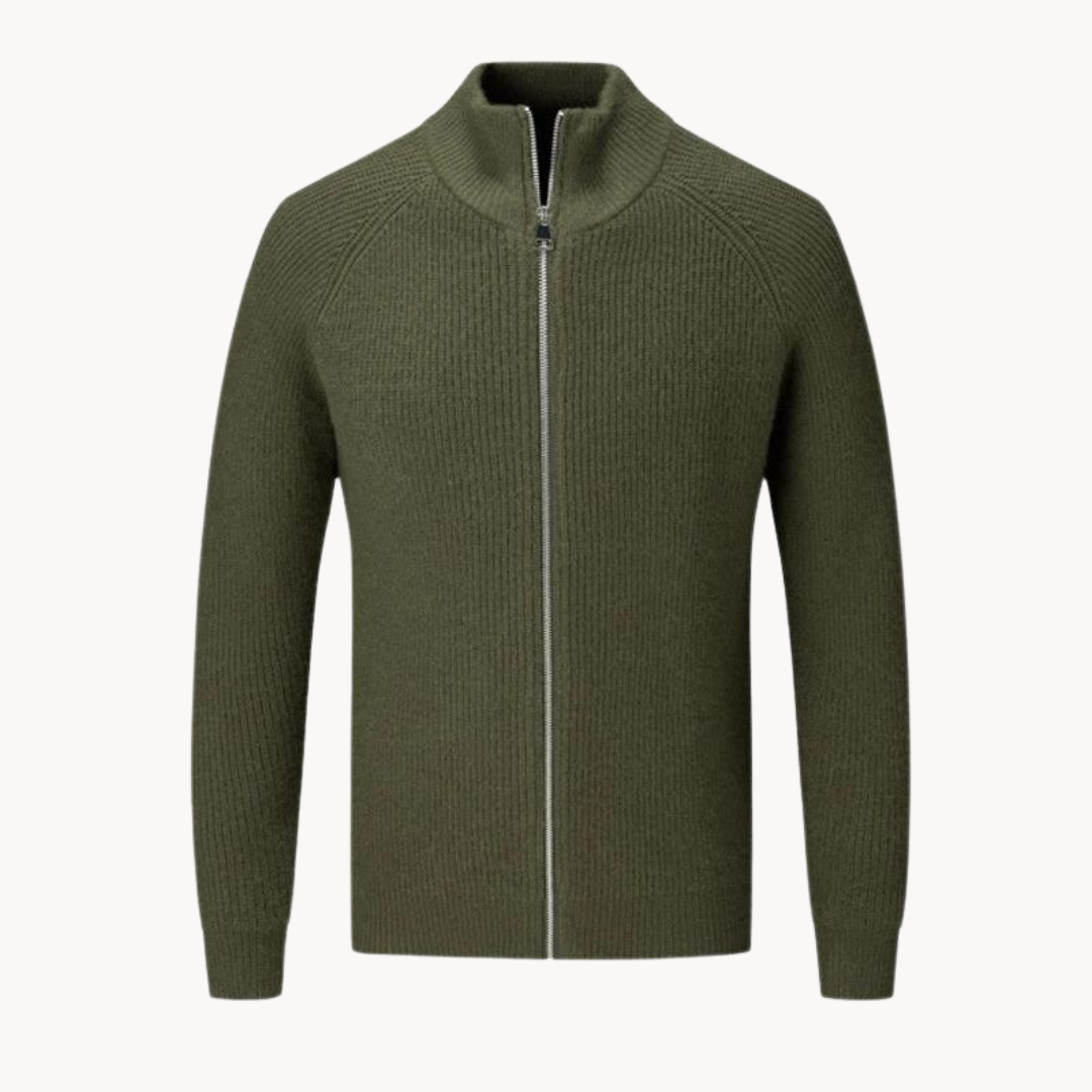 Cashmere Zip-Up - Sweater