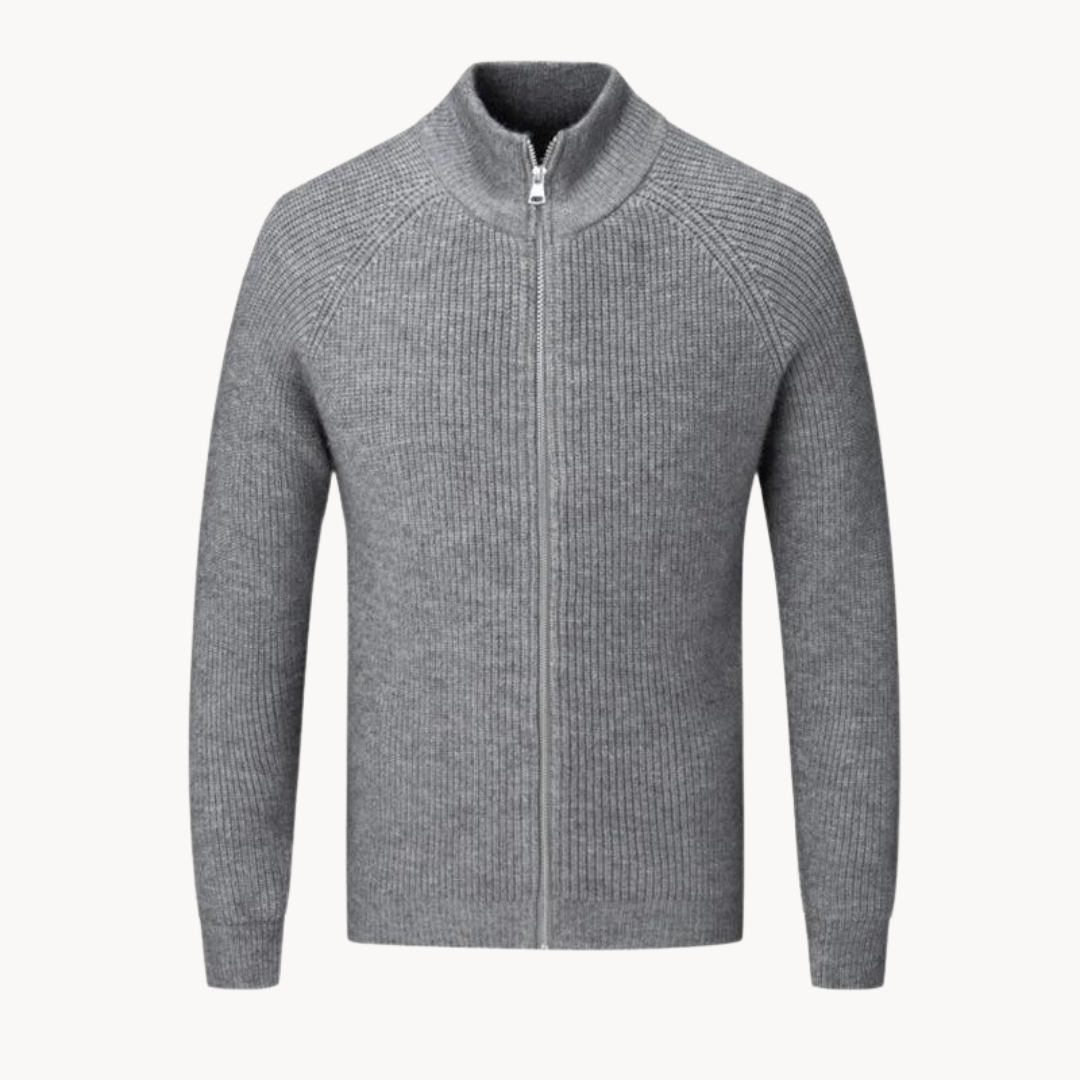 Cashmere Zip-Up - Sweater