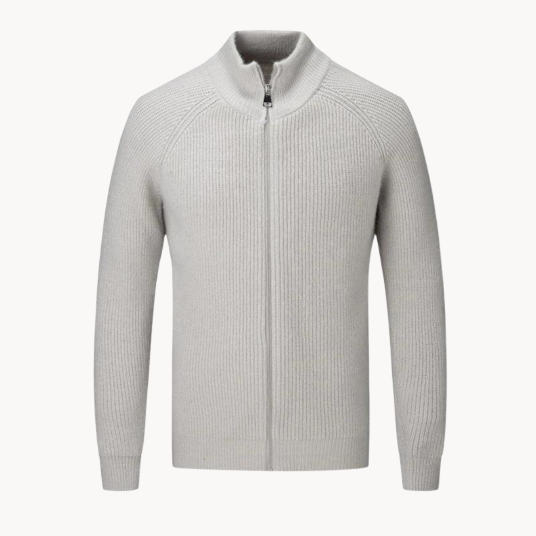 Cashmere Zip-Up - Sweater
