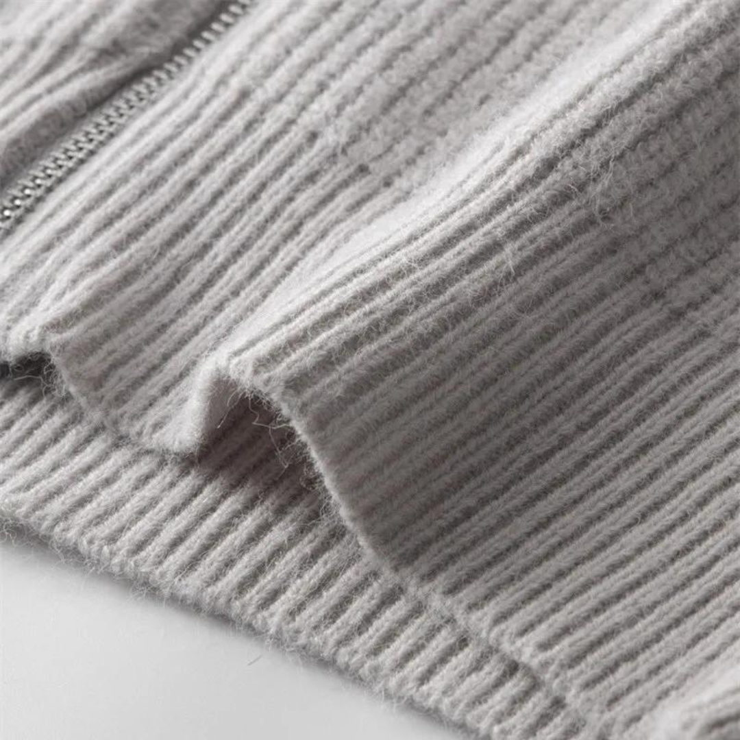 Cashmere Zip-Up - Sweater