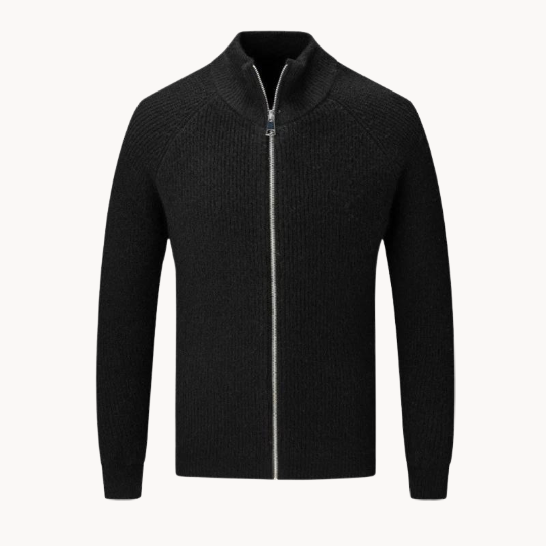 Cashmere Zip-Up - Sweater