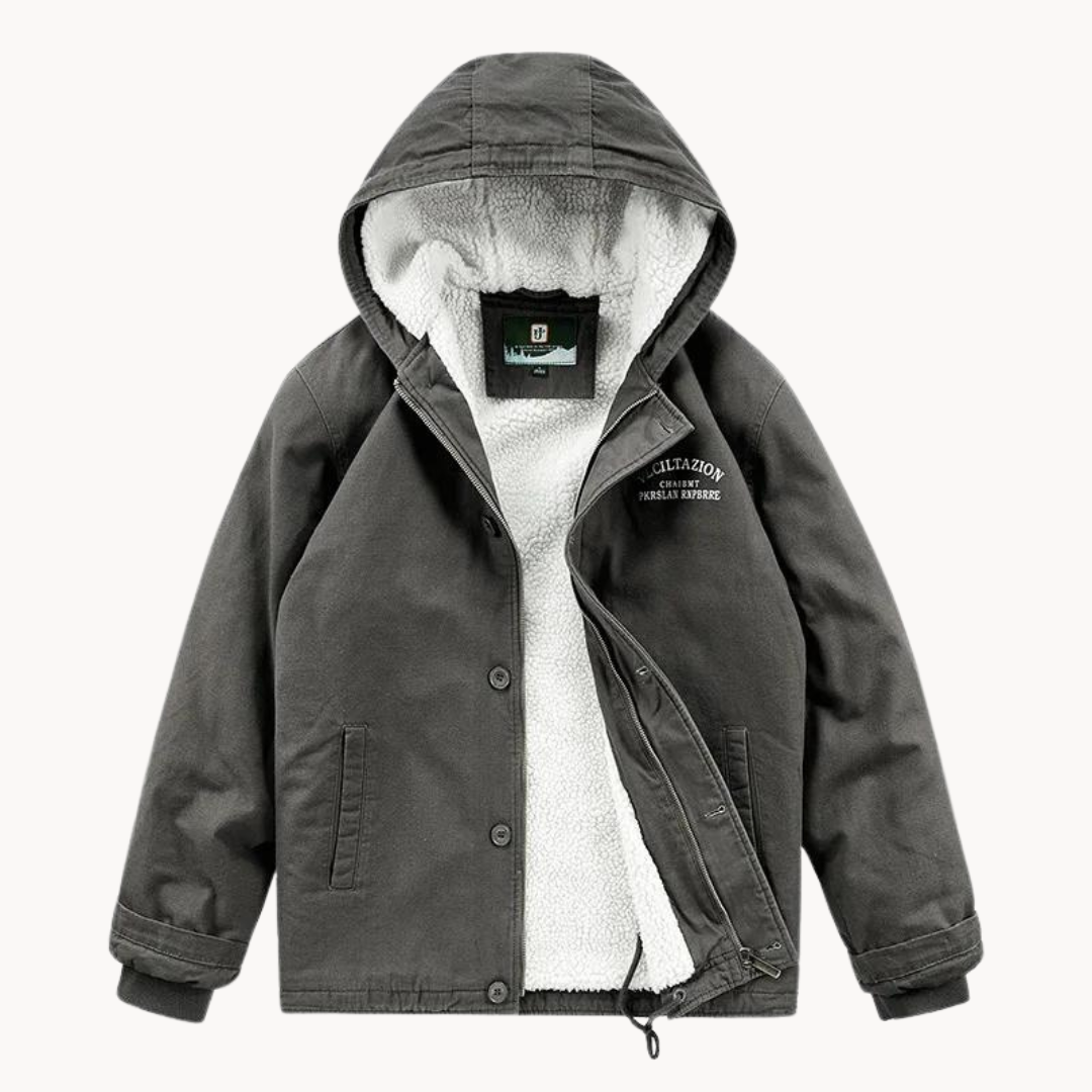 Fleece-Lined Hooded - Jacket