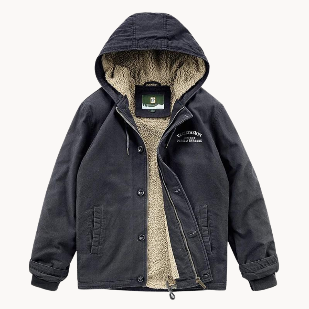 Fleece-Lined Hooded - Jacket