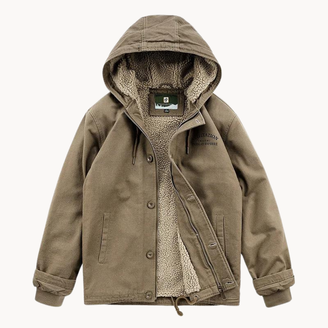 Fleece-Lined Hooded - Jacket